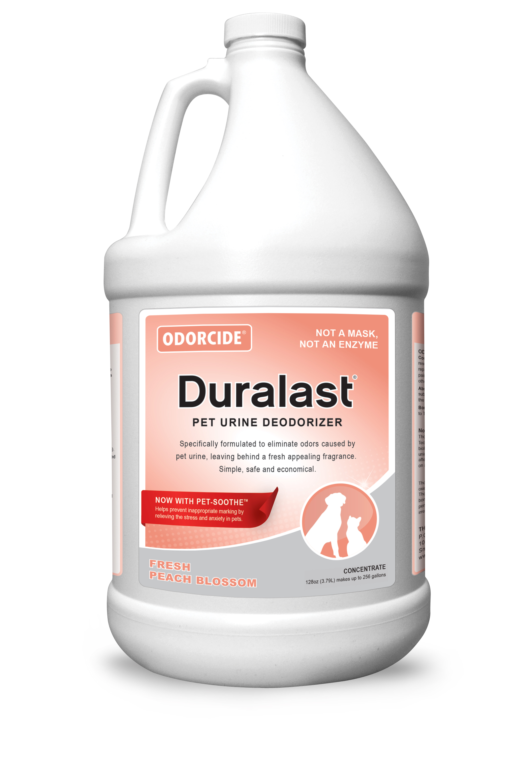 (image for) Odorcide Duralast Fresh Peach Blossom, Case of 4 x 1gal Bottles